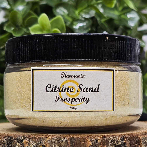 Citrine Sand in a Jar - Prosperity - 180gr