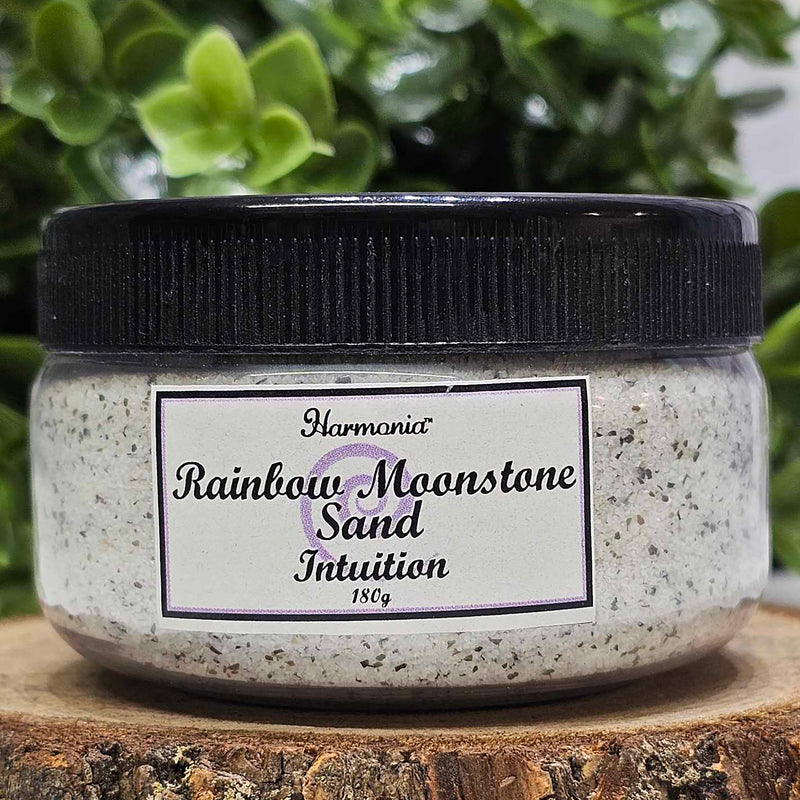 Rainbow Moonstone Sand in a Jar - Intuition - 180gr
