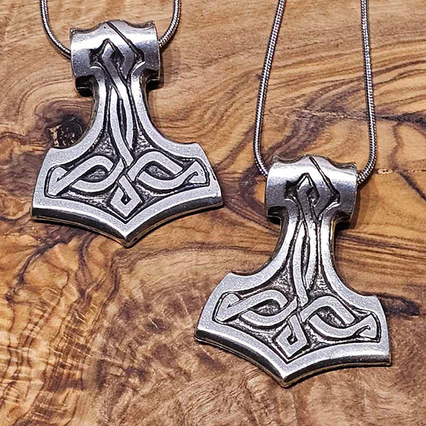 Mjölnir - Thor's Hammer Pendant and Necklace