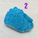 Druzes - Cristal Turquoise (différentes tailles)