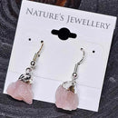 Shepherds Hook - Rose Quartz Rough Point