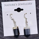 Crochet de berger - Pointe à facettes en obsidienne noire