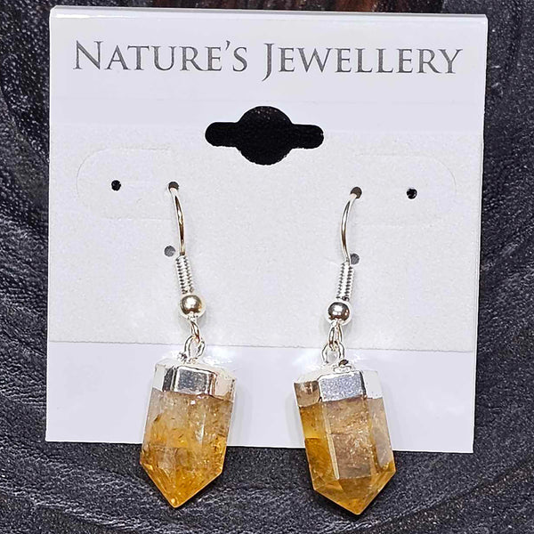 Shepherds Hook - Citrine Faceted Point