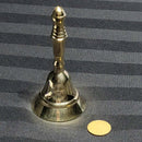 Brass Hand Bell with Pentagram - 5"