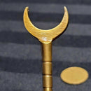 Brass Hand Bell with  Moon - 5"
