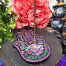 Black / Fuchsia Hamsa Incense Holder - Fatima