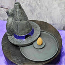 Incense Burner - Cat On Witch Hat - Cones