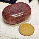 Palm Stone - Quartz hématoïde rouge foncé 1,5"-2,5" (Petit)