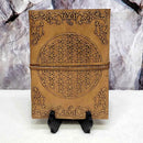 Leather Journal -  Flower of Life - 5" x 7"