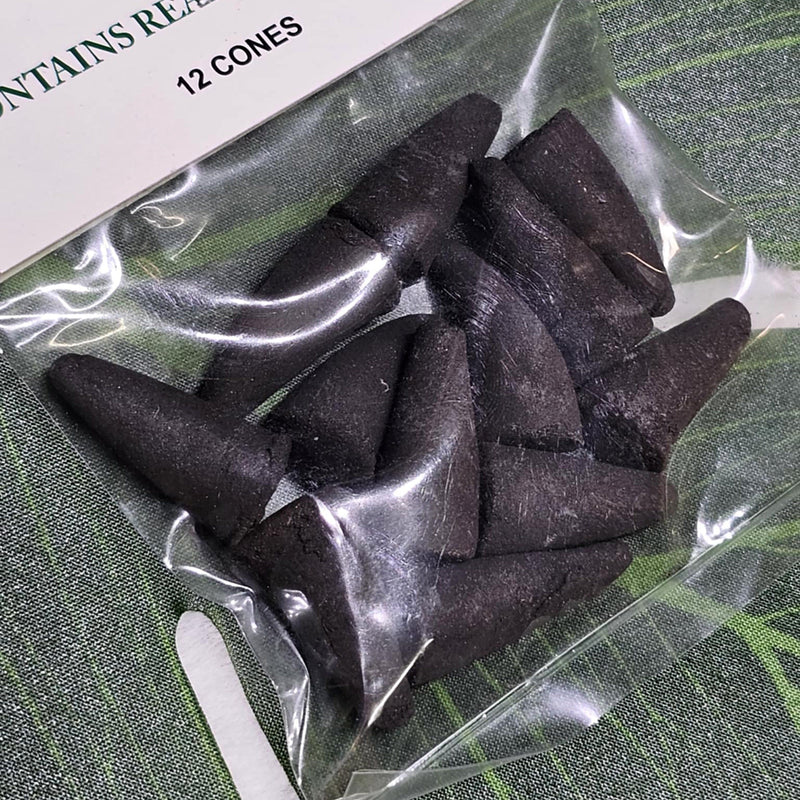 Moldavite Incense Cones (Package of 12)