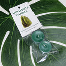 Moldavite Tealight Candles (Set of 2)