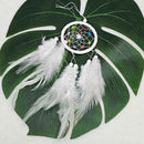 Dreamcatcher - Small w/ Coloured beads - 3" Diameter
