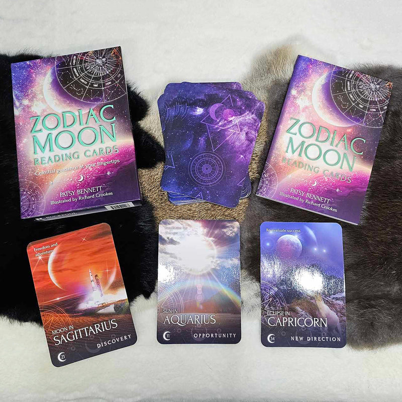 Jeu de cartes de lecture Zodiac Moon