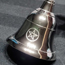 Altar Bell Pentacle Silver Plated 5"