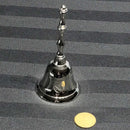 Altar Bell Pentacle Silver Plated 5"