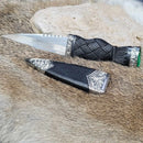 Athame - Dirk écossais - Vert - 7,25" de long