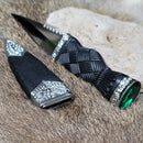 Athame - Dirk écossais - Vert - 7,25" de long