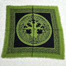 Nappe d'autel - Motif arbre de vie - 18" x 18"