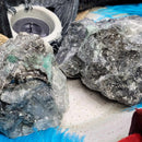 Rough Nugget - Emerald on Matrix