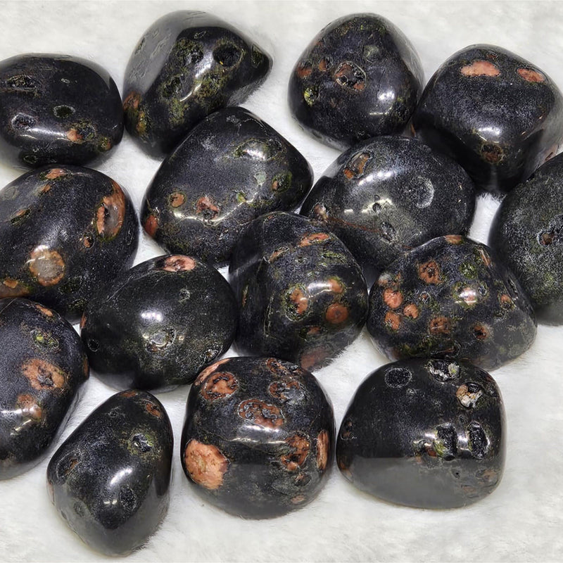 Red Snowflake Obsidian Tumbled Stone