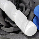 Baguette de sélénite torsadée - Env. 6" de longueur