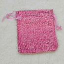Burlap Bag - Various Colours - 2" x 3"