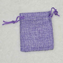 Burlap Bag - Various Colours - 2" x 3"