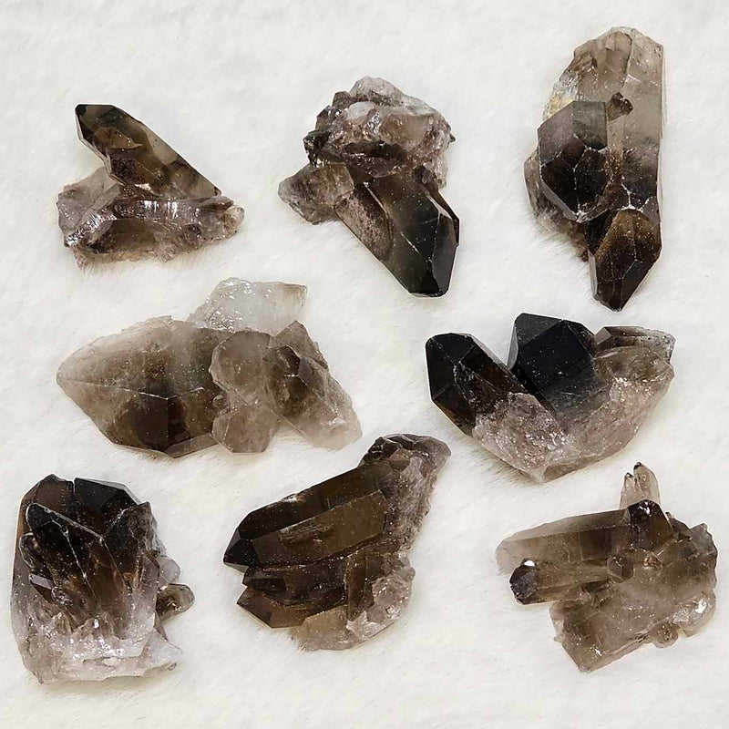 Mini Smokey Quartz Clusters