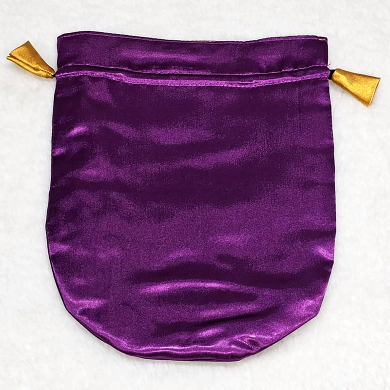 Sac de tarot pentagramme celtique en satin violet