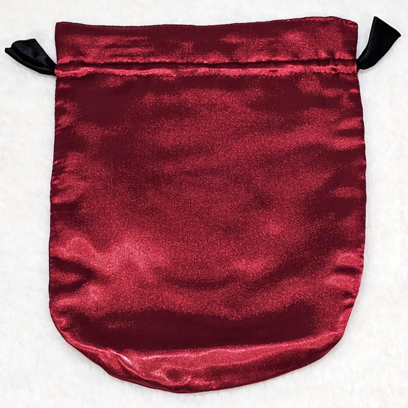 Red Satin Black Cat Tarot Bag