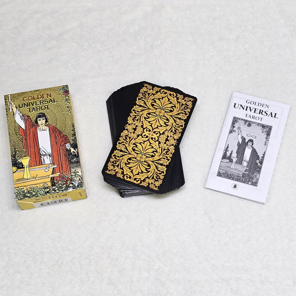 Golden Universal Tarot - DER GLÜCKSHÄNDLER Golden Universal Tarot - DER GLÜCKSHÄNDLER