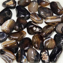 Agate Black Tumbled Stone
