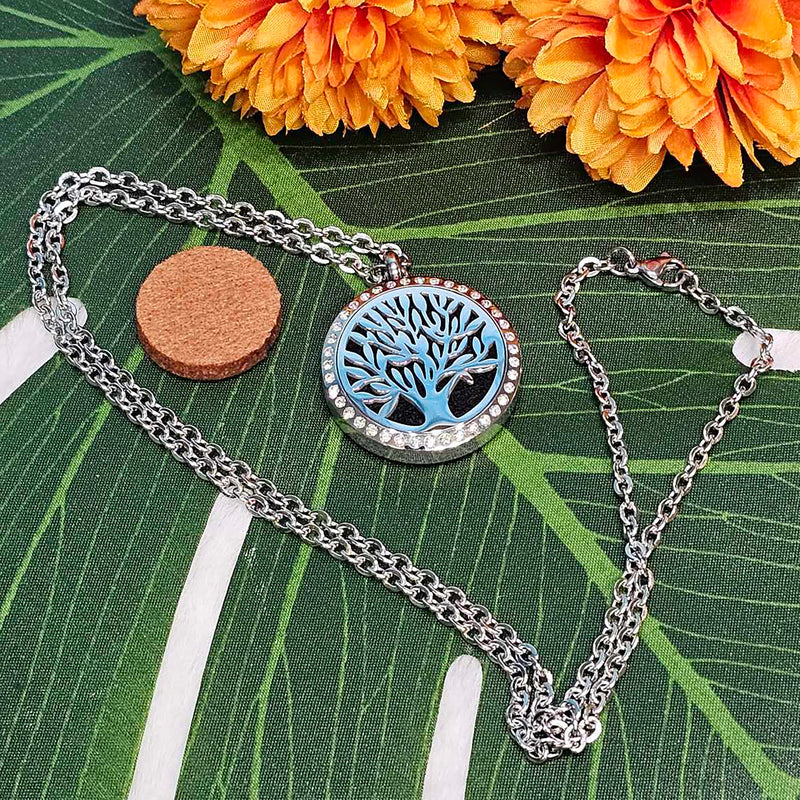 Necklace - Tree of Life Aromatherapy Pendant
