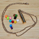 Pendant - Aromatherapy Tube - Rose Gold