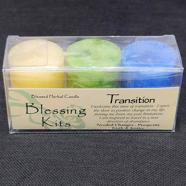 Candle Blessed Kit - Herbal Transition