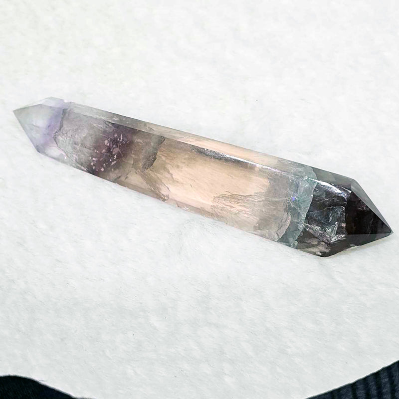 Fluorite Double Terminated Wand - 4" to 4.5" Long