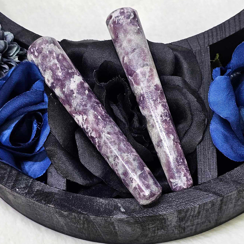 Lepidolite Wand - Approx. 4-4.5" Long