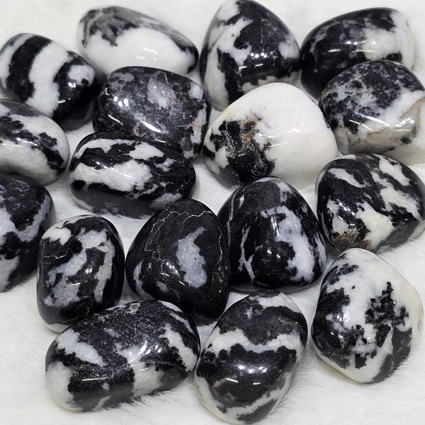 Zebra Jasper Tumbled Stone