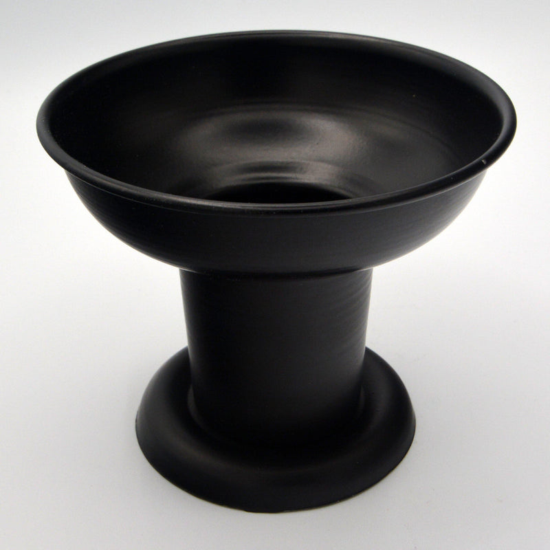 Pillar Candle Holder - Black Metal-Candles-Kheops-The Bat Witch Cavern