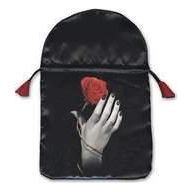 Tarot Bag - Rose in Hand - 6" x 9"-Home/Altar-Quanta Distribution Inc.-The Bat Witch Cavern