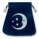 Tarot Bag - Smiling Moon - 8" x 8.5"-Home/Altar-Quanta Distribution Inc.-The Bat Witch Cavern