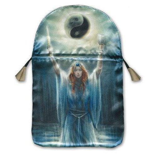 Tarot Bag - Sacred Priestess - 6" x 9"-Home/Altar-Quanta Distribution Inc.-The Bat Witch Cavern