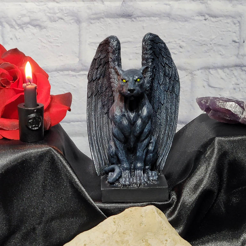 Jaguar Gargoyle Statue (6.25" Tall)