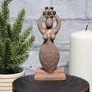 Gypsum Statue - Lotus Goddess - 5.75" Tall