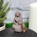 Statue en gypse – Déesse Chouette Athéna – 7,6 cm de haut