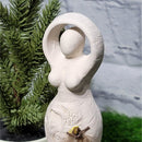 Statue en gypse – Déesse Aigle – 14 cm de haut