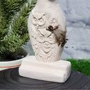 Gypsum Statue - Owl Goddess - 5.5" Tall