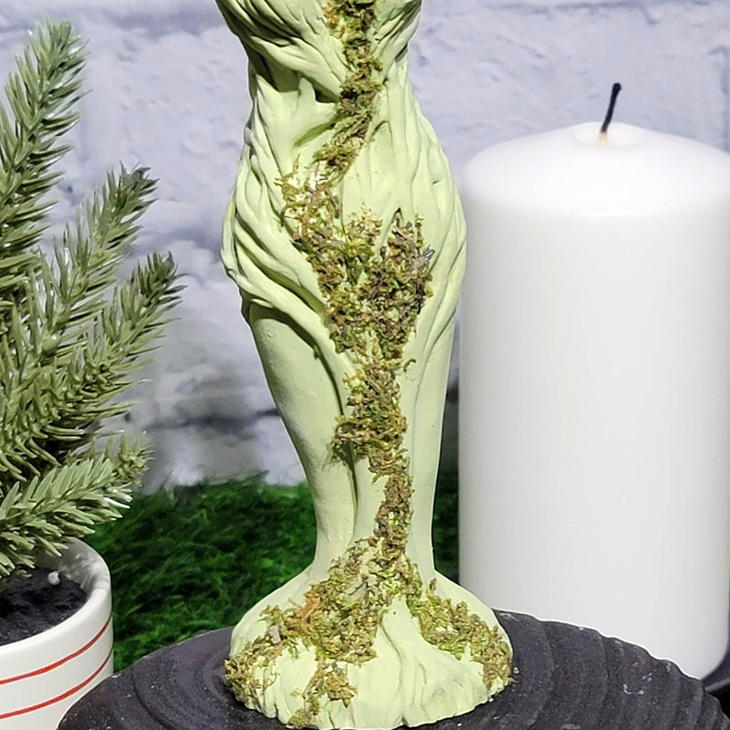 Gypsum Statue - Tree Goddess - 9.5" Tall