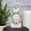 Gypsum Statue - Chakras Goddess - 5.5" Tall