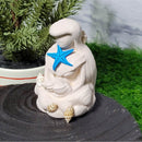 Gypsum Statue - Yemaya Mother of Oceans - 3" Tall